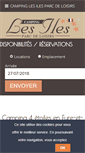 Mobile Screenshot of les-iles-parc-de-loisirs.fr